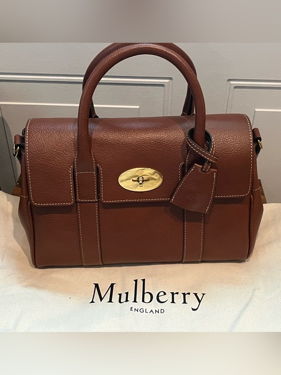 Mulberry Handbags - Mulberry Bayswater Satchel in NVT Oak - BNWT’s!